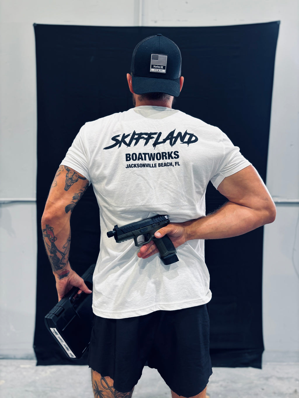 WHITE TEE - 4X