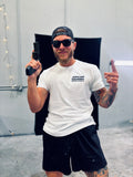 WHITE TEE - LARGE